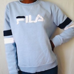 Light blue Fila crew neck {Size Large}